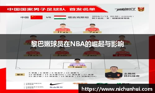 黎巴嫩球员在NBA的崛起与影响
